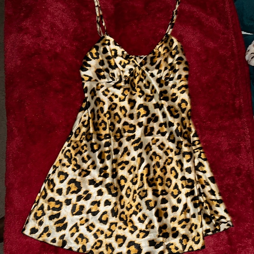 Cheetah Lingerie Dress
